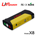 Li-polymer battery portablec emergency car jump starter support jumping start 12V vehicles